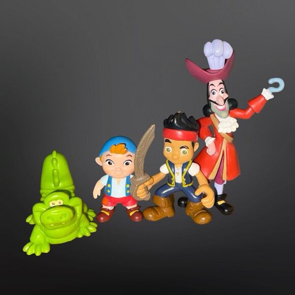 Disney Jake And The Neverland Pirate Ship Action Figures & Projectiles A8 - Picture 7 of 9